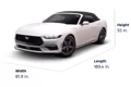 2025 Ford 2025 Mustang® EcoBoost® Convertible - Image 3