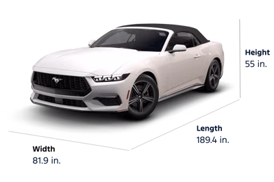 2026 Ford 2025 Mustang® EcoBoost® Convertible 3